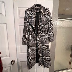 Houndstooth Wool Blend Coat by Gabrielle Union’s New York & Co. collection